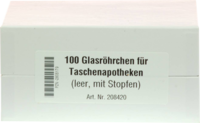 GLASRÖHRCHEN f.Taschenapotheke