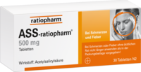 ASS-ratiopharm 500 mg Tabletten