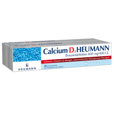 CALCIUM D3 Heumann Brausetabletten 600 mg/400 I.E.