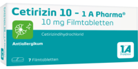 CETIRIZIN 10-1A Pharma Filmtabletten