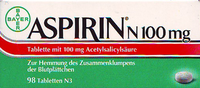 ASPIRIN N 100 mg Tabletten