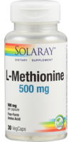 L-METHIONIN 500 mg Solaray Kapseln