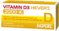 VITAMIN D3 HEVERT 2.000 I.E. Tabletten