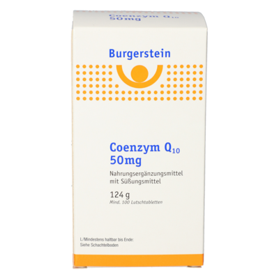 BURGERSTEIN Q-10 Coenzym 50 mg Lutschtabletten