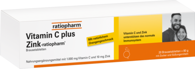 VITAMIN C PLUS Zink-ratiopharm Brausetabletten