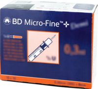 BD MICRO-FINE+ Insulinspr.0,3 ml U100 0,3x8 mm