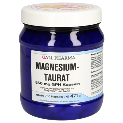 MAGNESIUMTAURAT 550 mg GPH Kapseln