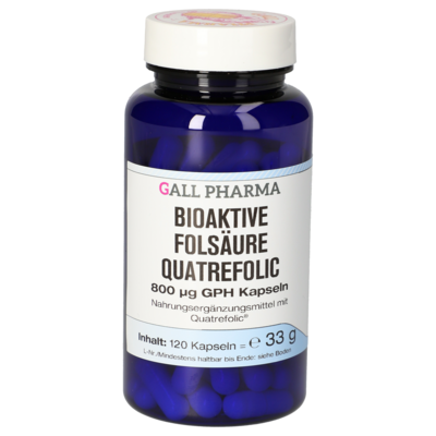 BIOAKTIVE Folsäure Quatrefolic 800 µg GPH Kapseln