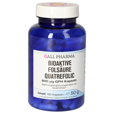 BIOAKTIVE Folsäure Quatrefolic 800 µg GPH Kapseln