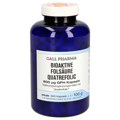 BIOAKTIVE Folsäure Quatrefolic 800 µg GPH Kapseln