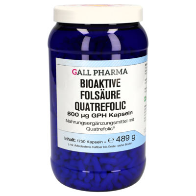 BIOAKTIVE Folsäure Quatrefolic 800 µg GPH Kapseln