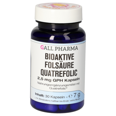 BIOAKTIVE Folsäure Quatrefolic 2,5 mg GPH Kapseln