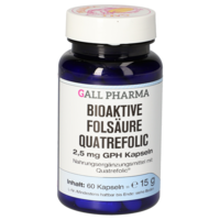 BIOAKTIVE Folsäure Quatrefolic 2,5 mg GPH Kapseln