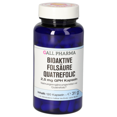 BIOAKTIVE Folsäure Quatrefolic 2,5 mg GPH Kapseln