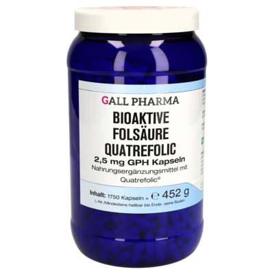 BIOAKTIVE Folsäure Quatrefolic 2,5 mg GPH Kapseln