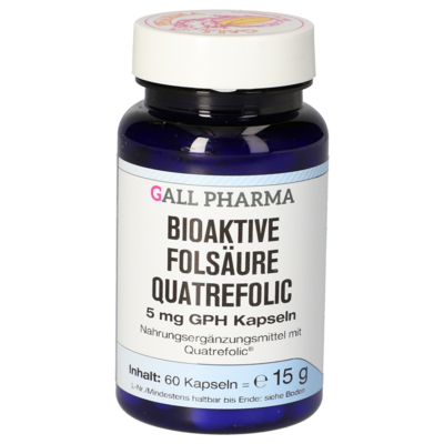 BIOAKTIVE Folsäure Quatrefolic 5 mg GPH Kapseln