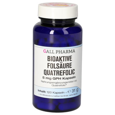 BIOAKTIVE Folsäure Quatrefolic 5 mg GPH Kapseln