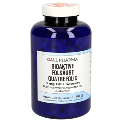 BIOAKTIVE Folsäure Quatrefolic 5 mg GPH Kapseln
