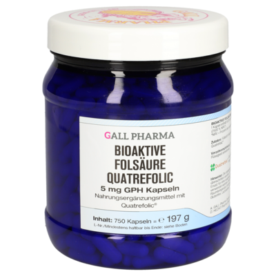 BIOAKTIVE Folsäure Quatrefolic 5 mg GPH Kapseln