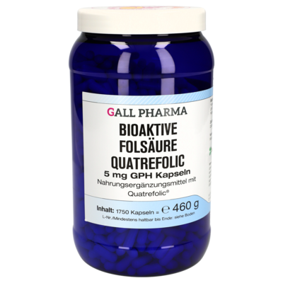 BIOAKTIVE Folsäure Quatrefolic 5 mg GPH Kapseln